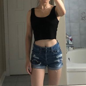 High waisted shorts
